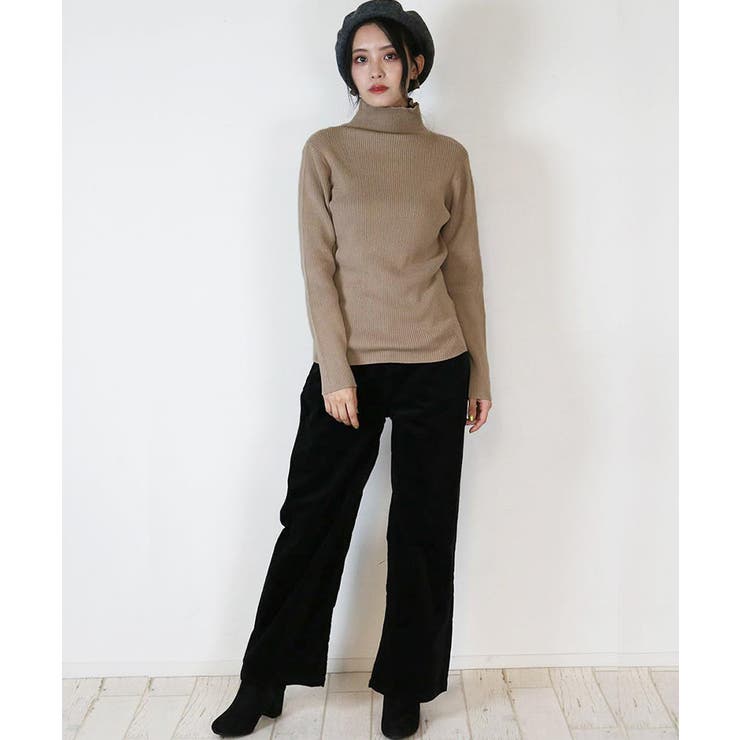 タートルネックリブニット | atONE | 詳細画像39 