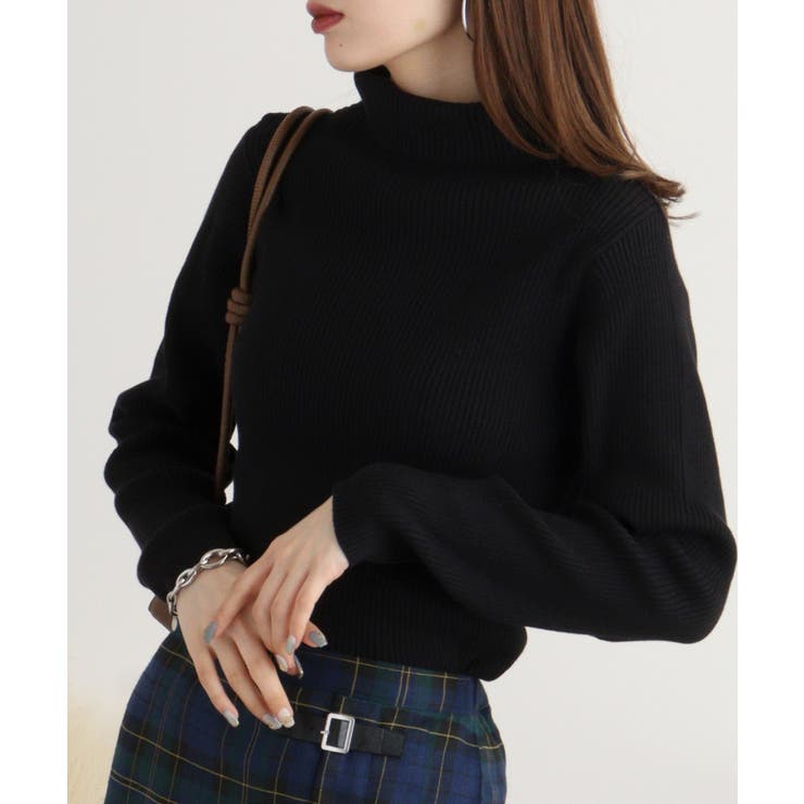 タートルネックリブニット | atONE | 詳細画像40 