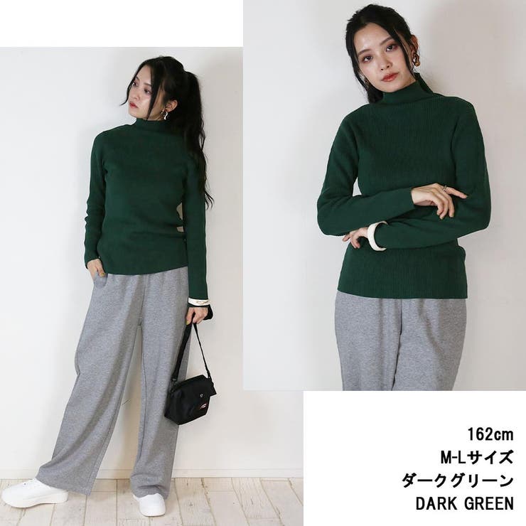 タートルネックリブニット | atONE | 詳細画像5 