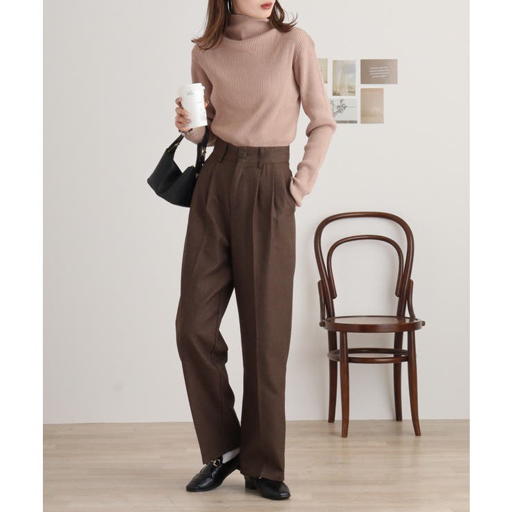 タートルネックリブニット | atONE | 詳細画像51 