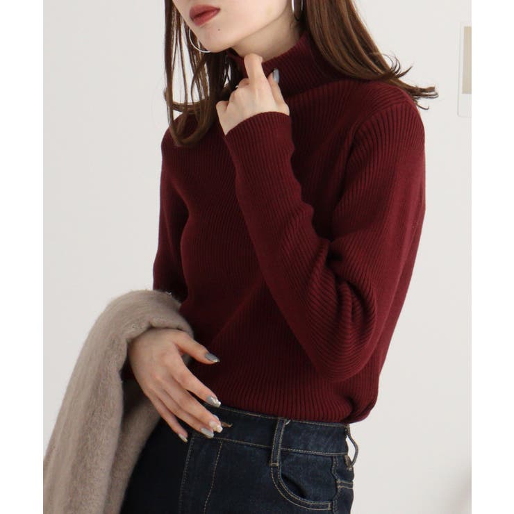 タートルネックリブニット | atONE | 詳細画像52 