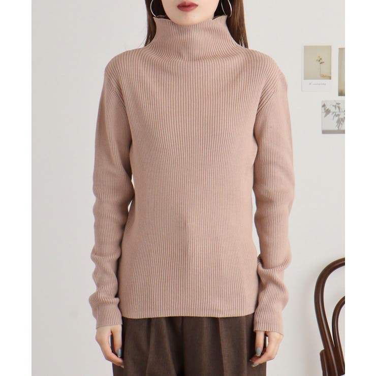 タートルネックリブニット | atONE | 詳細画像68 