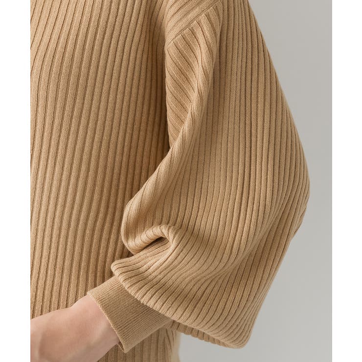 袖ポワンリブニットトップス | atONE | 詳細画像31 