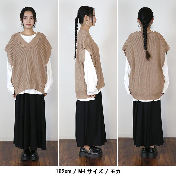 5ゲージVネックバルーンベスト | atONE | 詳細画像10 