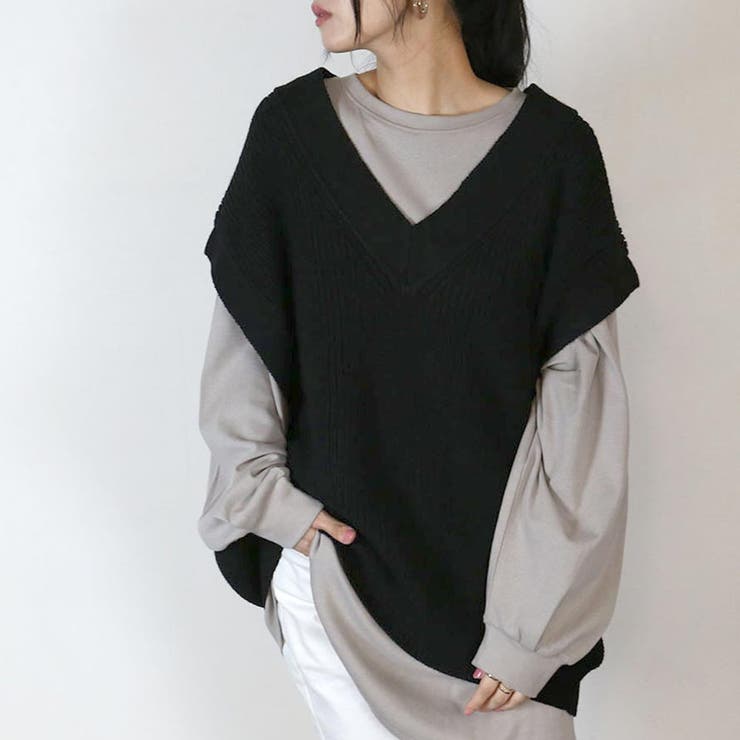 5ゲージVネックバルーンベスト | atONE | 詳細画像12 