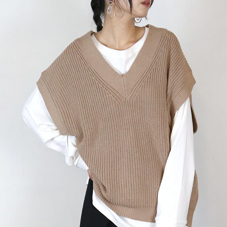 5ゲージVネックバルーンベスト | atONE | 詳細画像17 