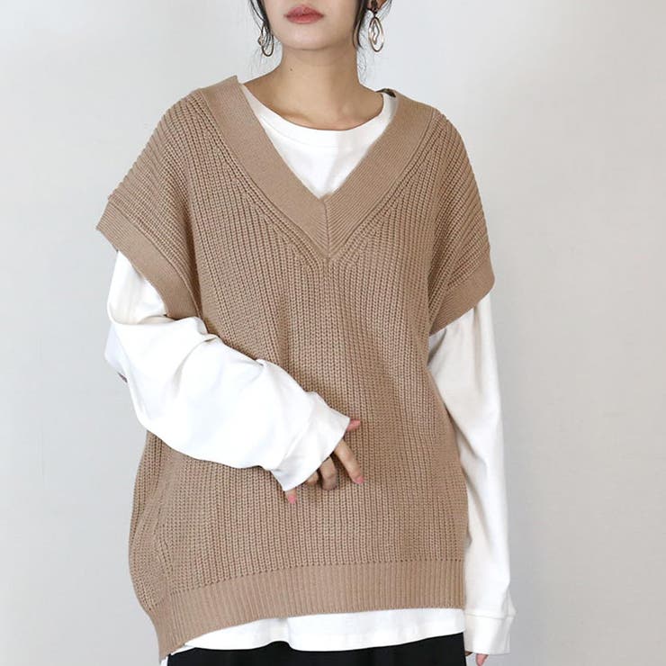 5ゲージVネックバルーンベスト | atONE | 詳細画像18 