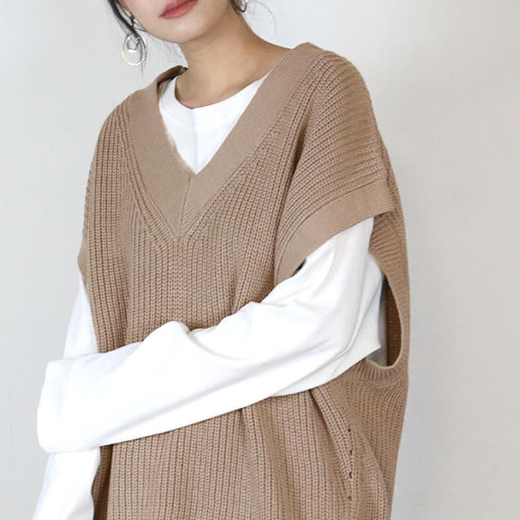 5ゲージVネックバルーンベスト | atONE | 詳細画像19 