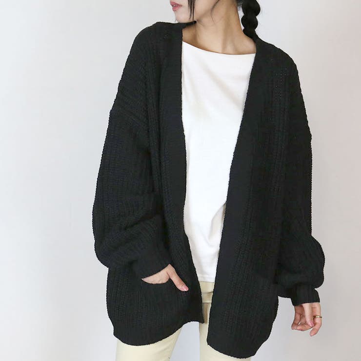 ビッグシルエットボリュームスリーブカーディガン | atONE | 詳細画像10 