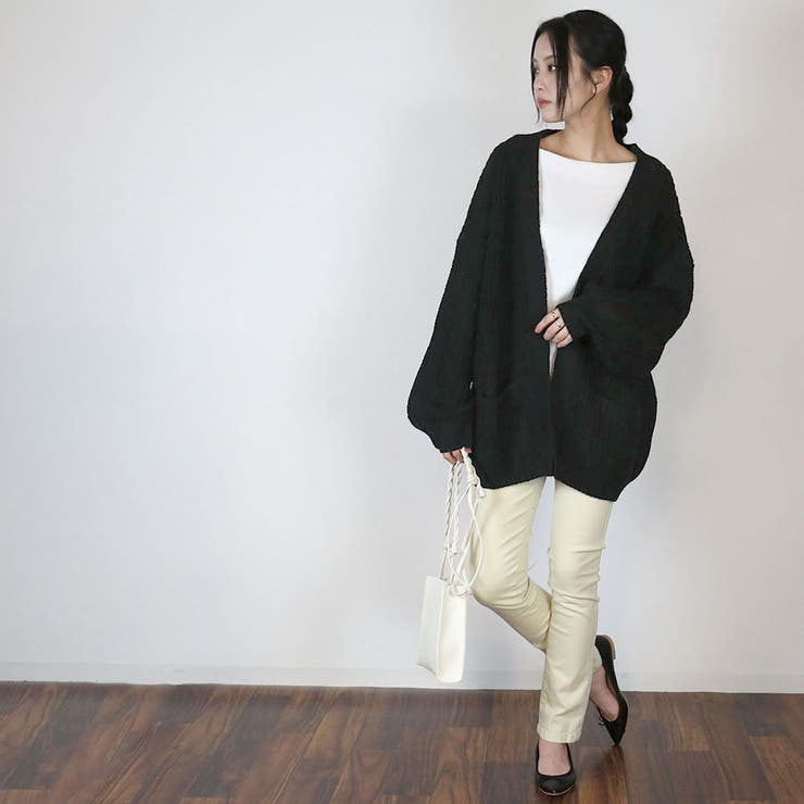 ビッグシルエットボリュームスリーブカーディガン | atONE | 詳細画像14 