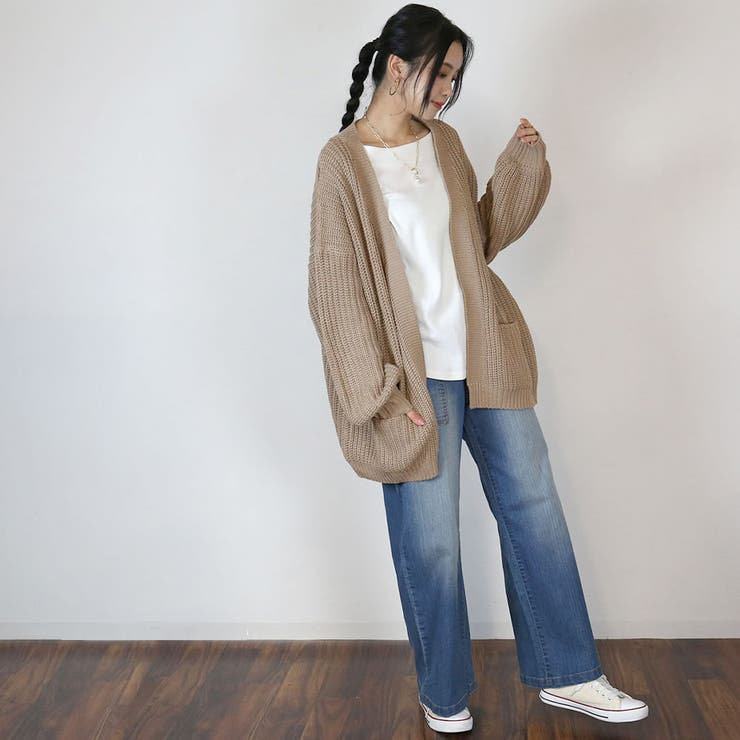 ビッグシルエットボリュームスリーブカーディガン | atONE | 詳細画像20 