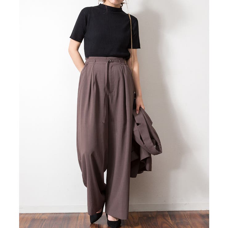 プチハイネックハーフスリーブサマーニット | atONE | 詳細画像11 