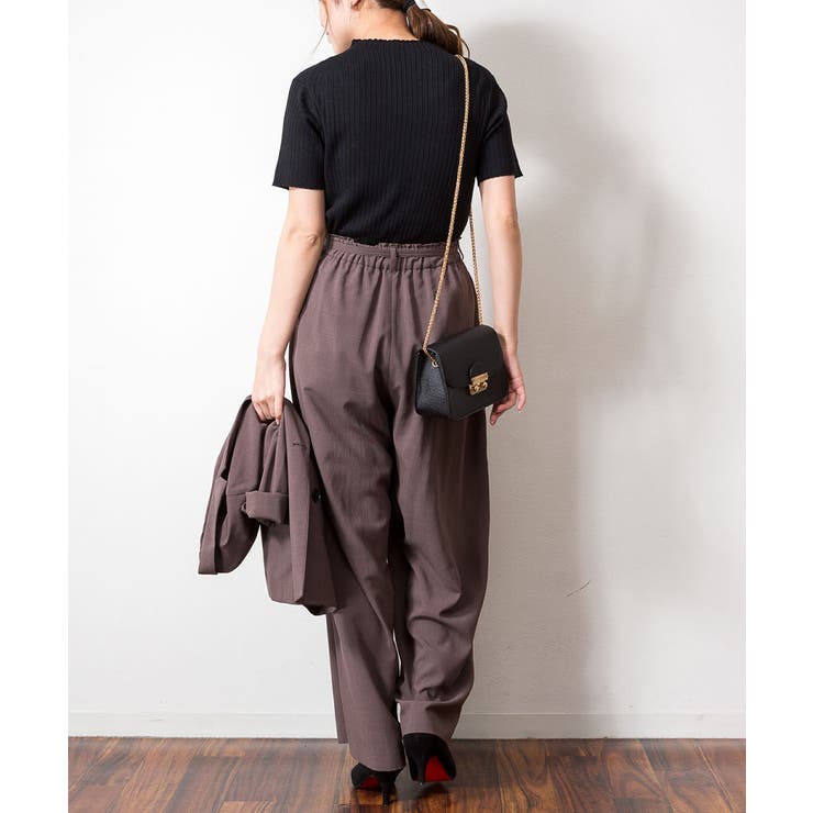 プチハイネックハーフスリーブサマーニット | atONE | 詳細画像13 