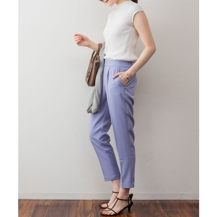 プチハイネックフレンチスリーブサマーニット | atONE | 詳細画像12 