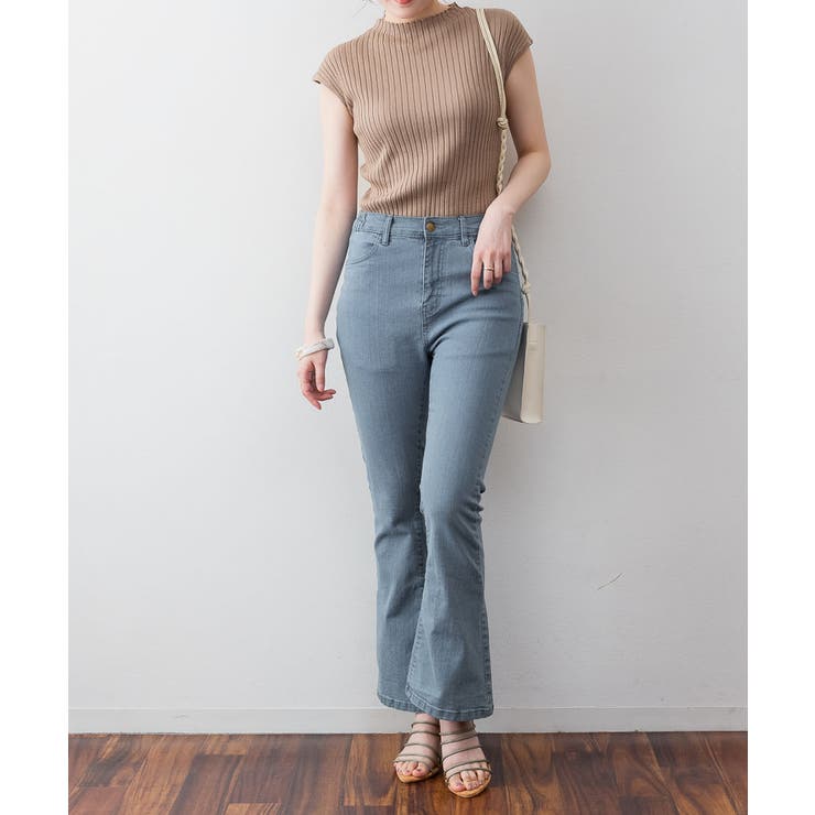 プチハイネックフレンチスリーブサマーニット | atONE | 詳細画像25 