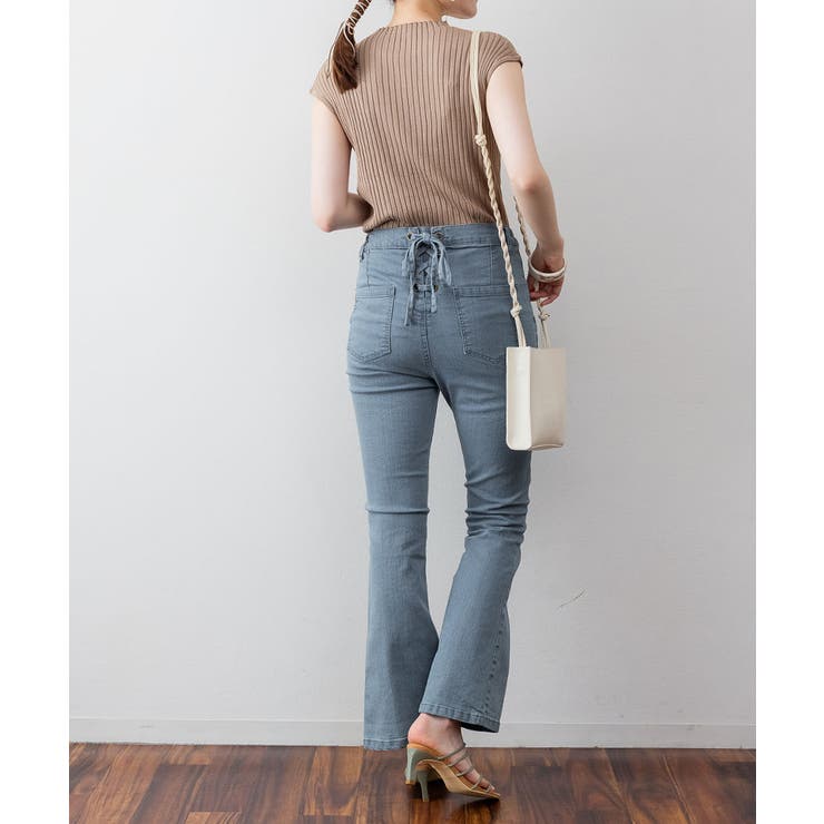 プチハイネックフレンチスリーブサマーニット | atONE | 詳細画像27 