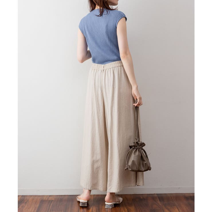 プチハイネックフレンチスリーブサマーニット | atONE | 詳細画像33 