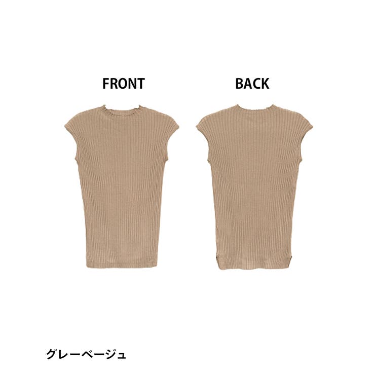 プチハイネックフレンチスリーブサマーニット | atONE | 詳細画像36 