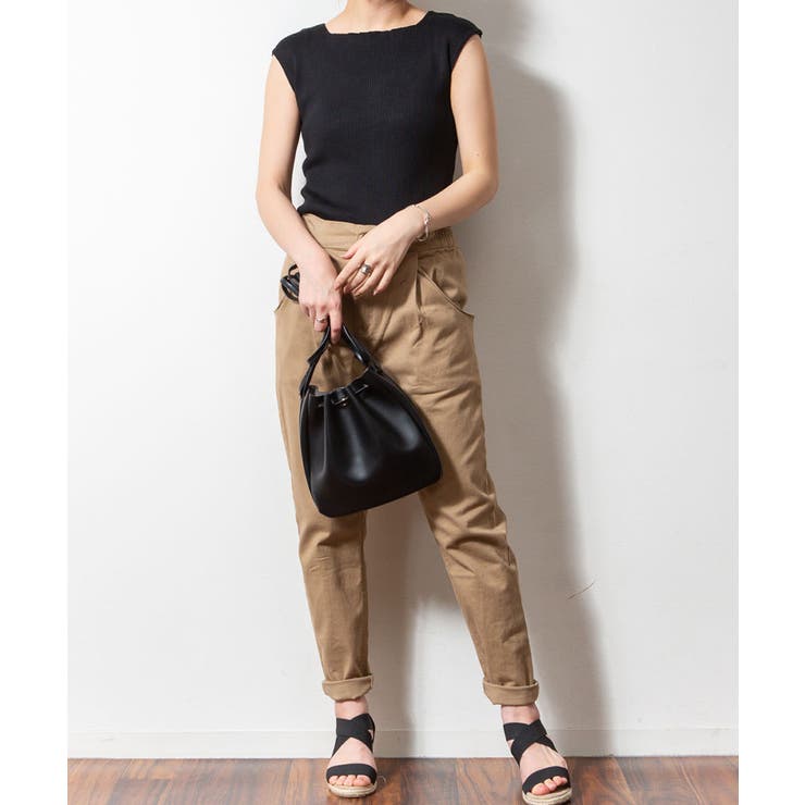 ボートネックフレンチスリーブサマーニット | atONE | 詳細画像12 