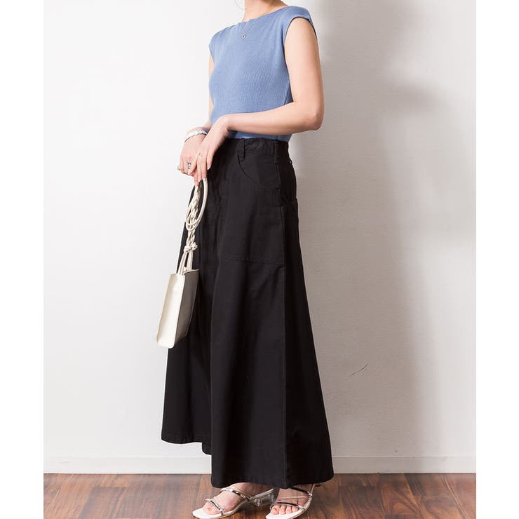 ボートネックフレンチスリーブサマーニット | atONE | 詳細画像20 