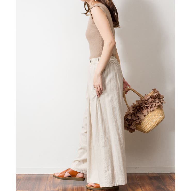 ボートネックフレンチスリーブサマーニット | atONE | 詳細画像27 