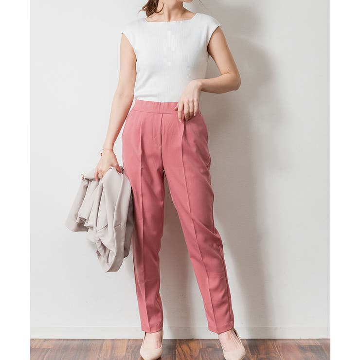 ボートネックフレンチスリーブサマーニット | atONE | 詳細画像33 