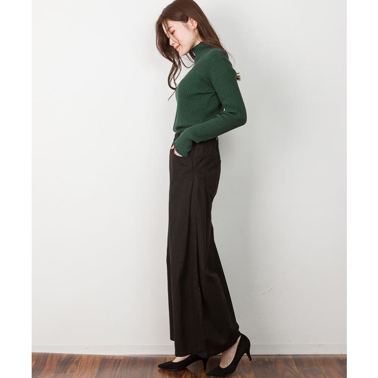 メロウ襟タートルネックリブニット | atONE | 詳細画像30 