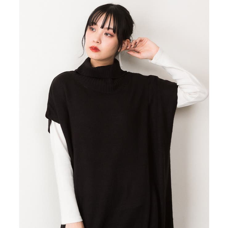 ハイネックロングベスト | atONE | 詳細画像17 