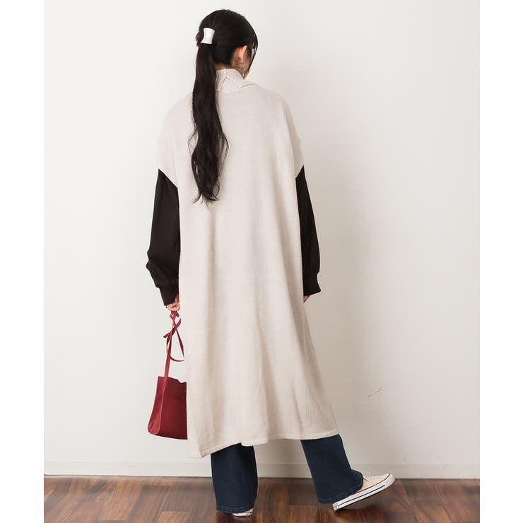 ハイネックロングベスト | atONE | 詳細画像21 