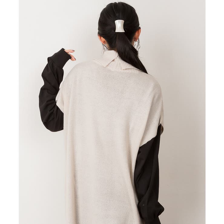 ハイネックロングベスト | atONE | 詳細画像24 