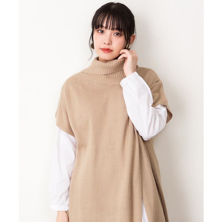 ハイネックロングベスト | atONE | 詳細画像28 