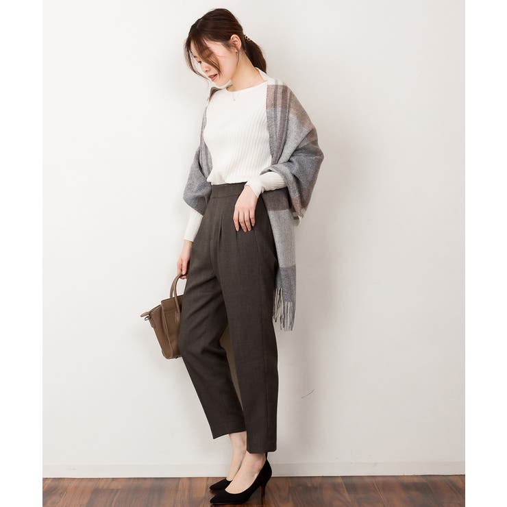 リブニットボートネックセーター | atONE | 詳細画像50 