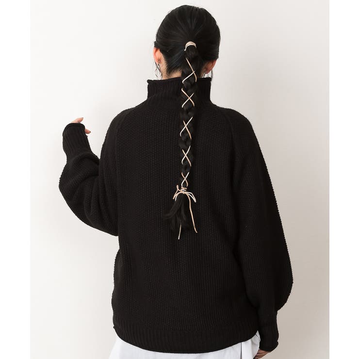 チャンキー鹿の子編みセーター | atONE | 詳細画像17 