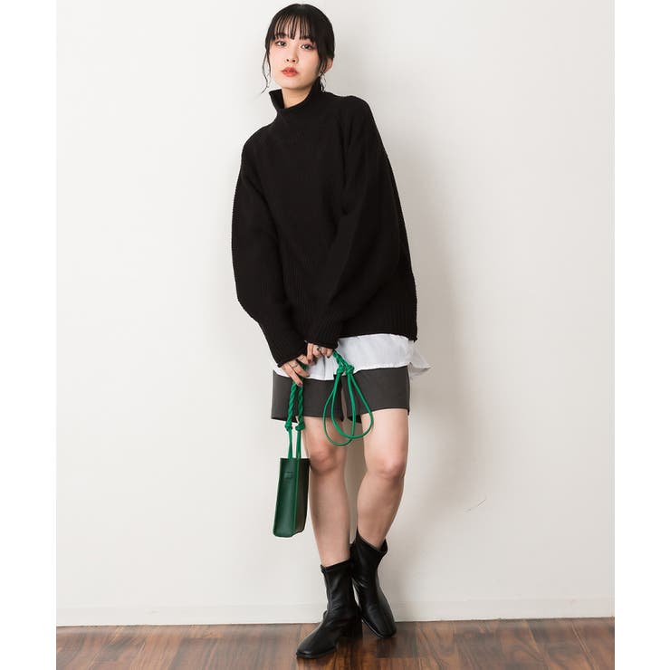 チャンキー鹿の子編みセーター | atONE | 詳細画像18 