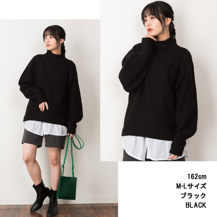 チャンキー鹿の子編みセーター | atONE | 詳細画像2 