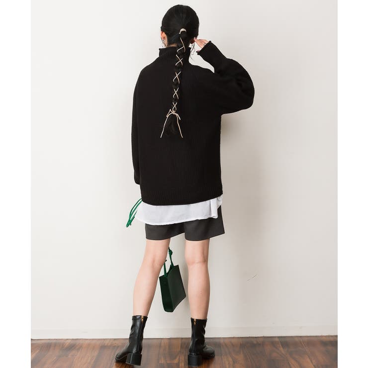 チャンキー鹿の子編みセーター | atONE | 詳細画像20 