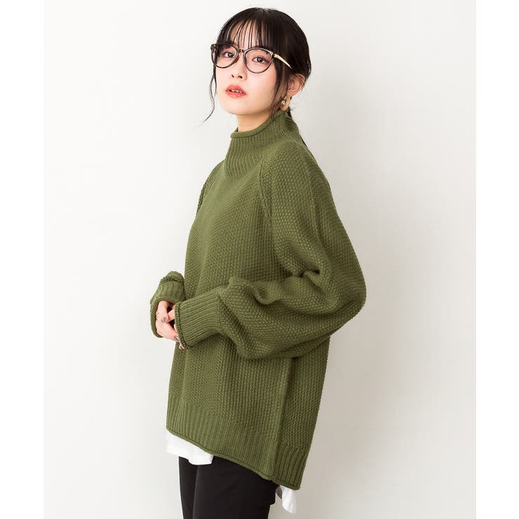 チャンキー鹿の子編みセーター | atONE | 詳細画像22 