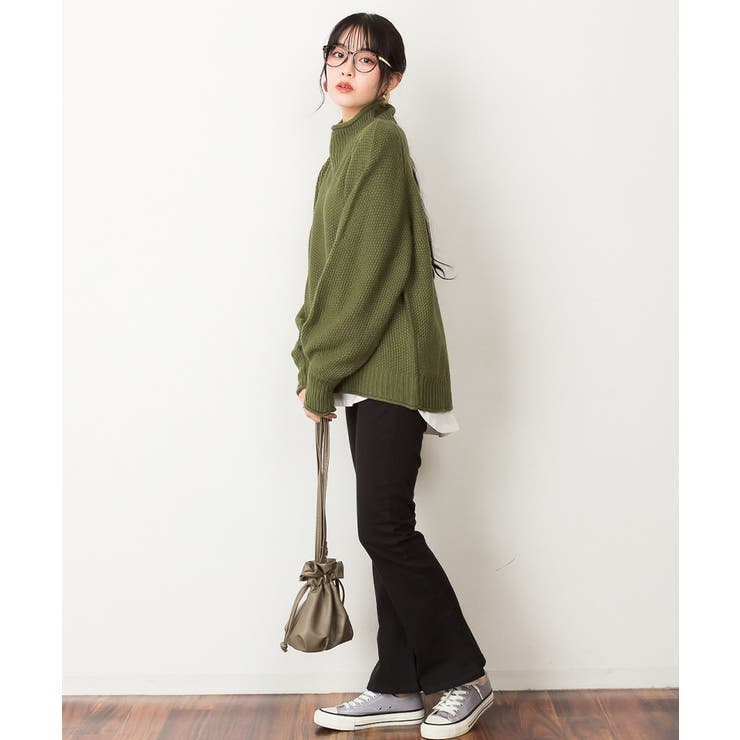 チャンキー鹿の子編みセーター | atONE | 詳細画像25 