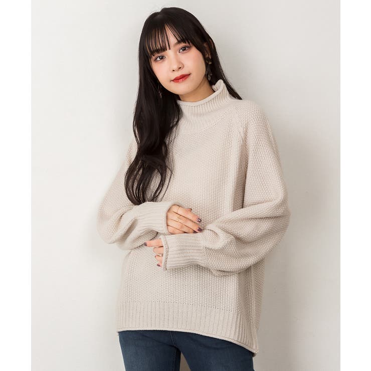 チャンキー鹿の子編みセーター | atONE | 詳細画像27 