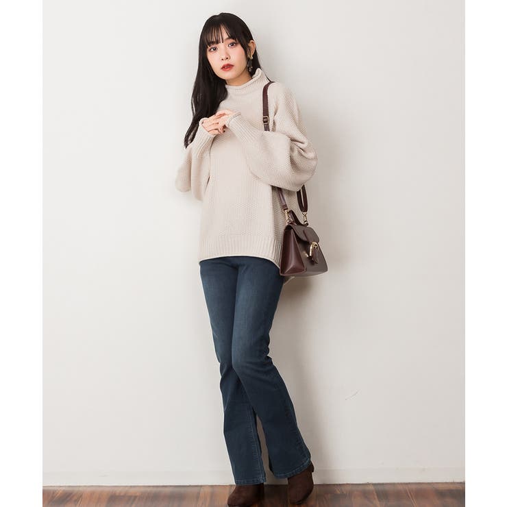 チャンキー鹿の子編みセーター | atONE | 詳細画像30 