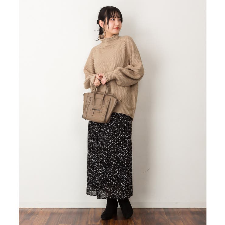 チャンキー鹿の子編みセーター[品番：ATOW0000891]｜atONE