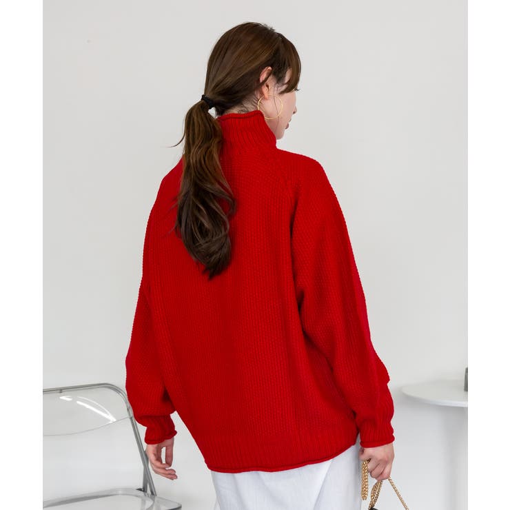 チャンキー鹿の子編みセーター | atONE | 詳細画像40 