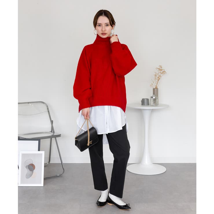 チャンキー鹿の子編みセーター | atONE | 詳細画像41 