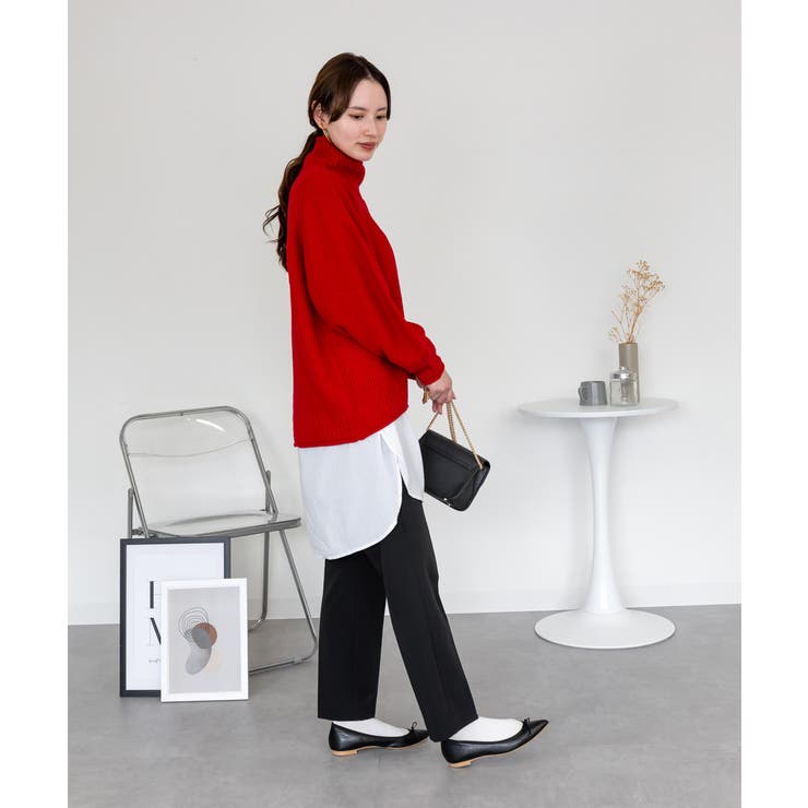 チャンキー鹿の子編みセーター | atONE | 詳細画像42 