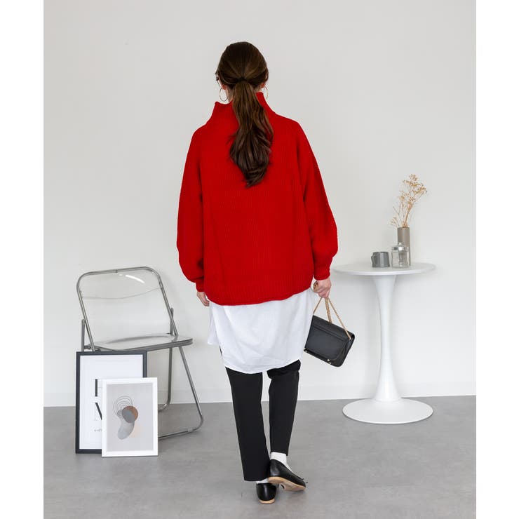 チャンキー鹿の子編みセーター | atONE | 詳細画像43 