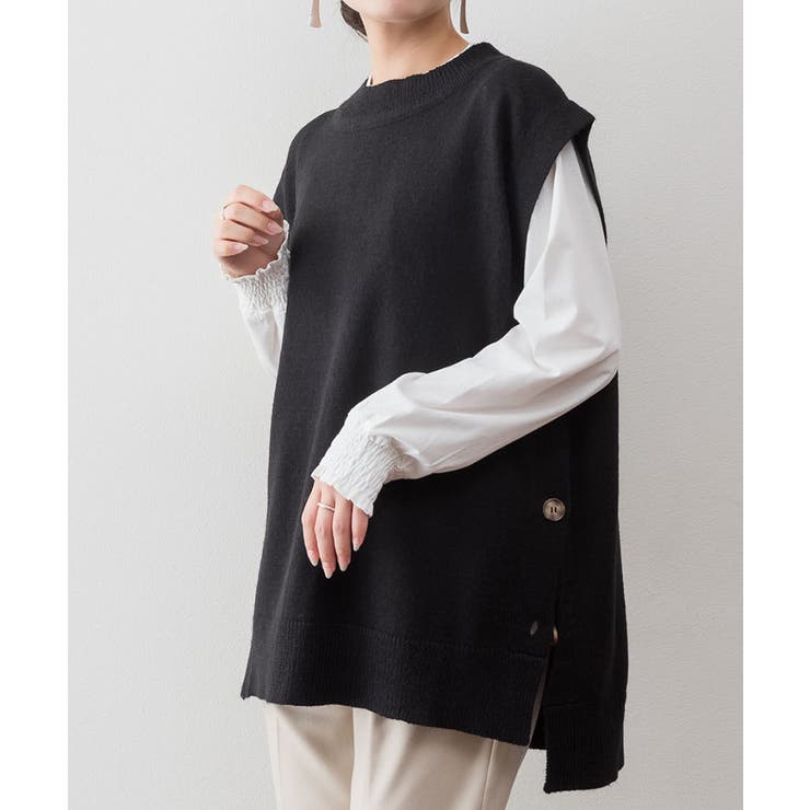 サイドボタンベスト | atONE | 詳細画像10 