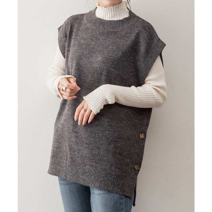 サイドボタンベスト | atONE | 詳細画像17 