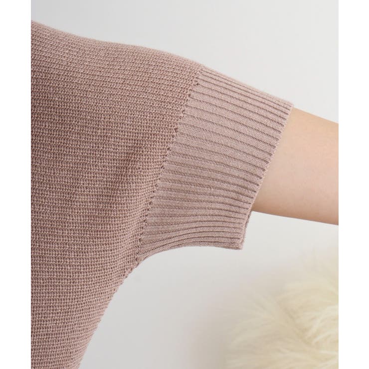 前後2WAYで着れる 畦編みルーズセーター | atONE | 詳細画像25 