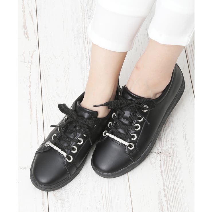 ビジュー アクセント スニーカー 品番 Ataw Attagirl アタガール のレディース ファッション通販 Shoplist ショップリスト