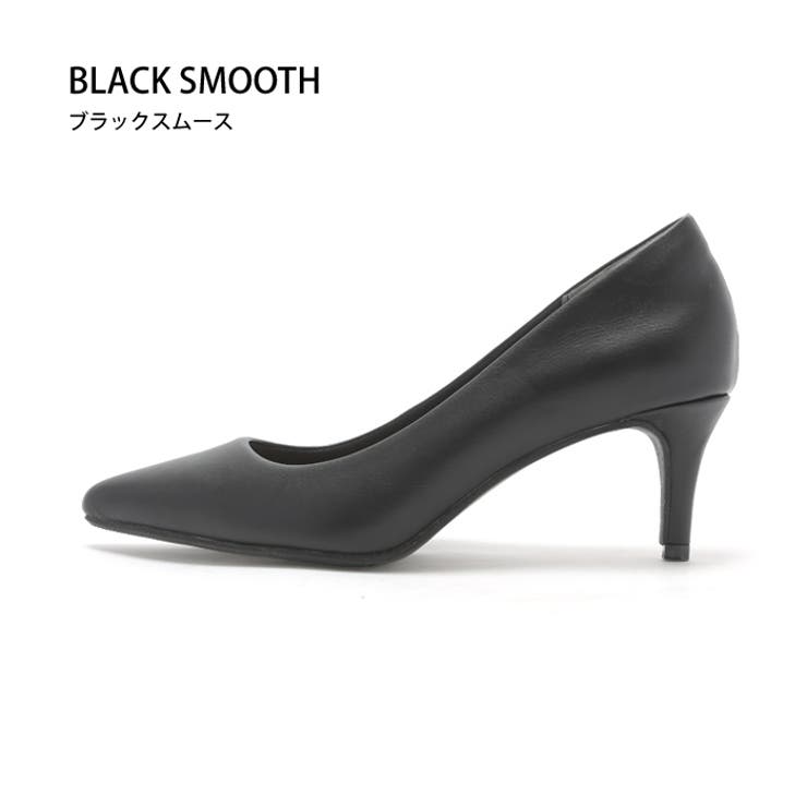 6.5cmヒールポインテッドトゥリラックスフィットパンプス[品番